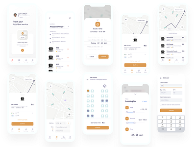 Bus booking - App Concept