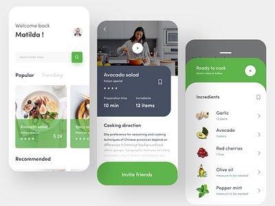 food app concept by Arulmani Venkatesh on Dribbble
