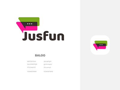 Jusfun App Icon animation branding design graphic design illustration logo typography ui ux vector
