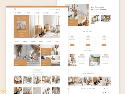 Home Decoration Landing Page