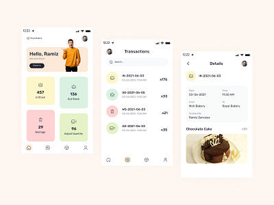 Point of Sale Android App app bakery app behance branding cake app design details page dribbble figma home page icon ios logo mobile app design point of sale ui uidesign uiux user interface ux