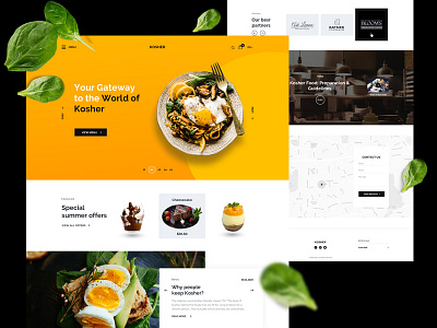 Food delivery food delivery ui ux web design website design