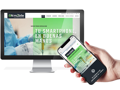 Mobile repairing business website