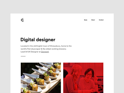 Portfolio clean digital minimal portfolio thumbnails typography web