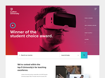 University homepage