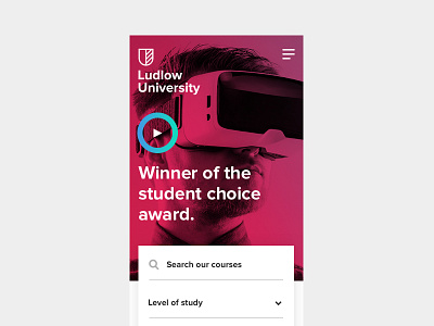 Mobile app college education gradient mobile mobile first university ux