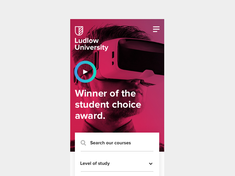 Mobile gradient ux app mobile first college education university mobile