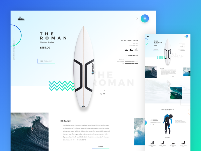 surf brand websites