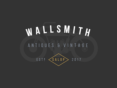 Wallsmith Logo antique brand branding logo old school retro vintage