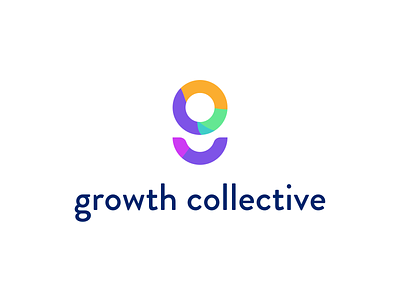 Growth collective brand brand identity branding identity logo startup