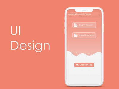 UI Design app app design application appui design photoshop ui