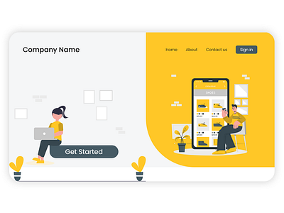 Landing Page design