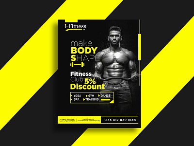 i-Fitness GYM Flyer Design