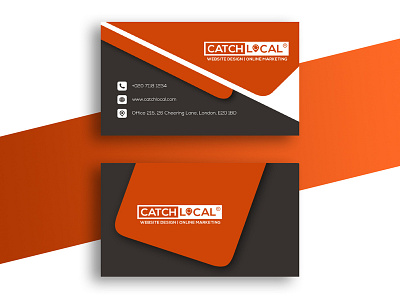CatchLocal - Business Cards 3d brand agency brand design brand identity branding branding and identity branding design branding studio business card business card design business cards design agency identity seo agency seo company seo services startup branding stationery stationery design website seo