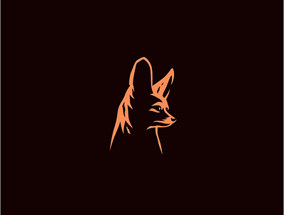 Fennec fox animal creative design fennec fox logo logotype simple