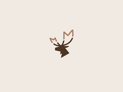 Moose abstract animal creative deer deer head elk logo logotype minimal moose simple vector