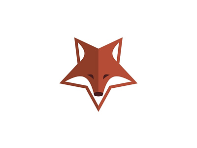 Fox star abstract animal creative design fox fox logo fox star foxes logo logotype simple star vector