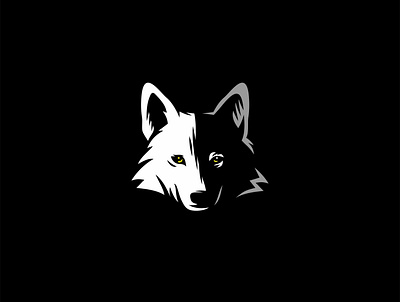 Wolf animal animal logo creative illustration logo logotype negative space logo outdoor logo vector wolf wolf illustration wolf logo wolf pack