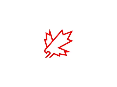 Eagle - Maple Eagle branding canada design eagle eagle logo graphic design lines logo logo design maple maple leaf minimal simple