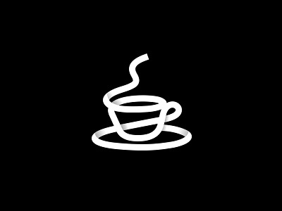 Coffee Cup art coffee creative cup design drink icon java lines logo minimal simple