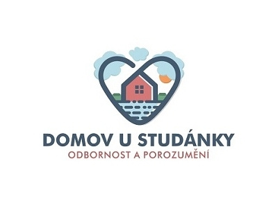 Domov u Studánky creative design healthcare hearth house icon lines logo minimal simple social sun