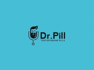 Dr.Pill creative design doctor lines logo medicine minimal pills simple