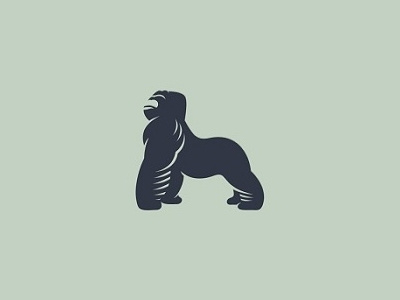 Gorilla animal ape creative design gorilla harambe logo logotype monkey