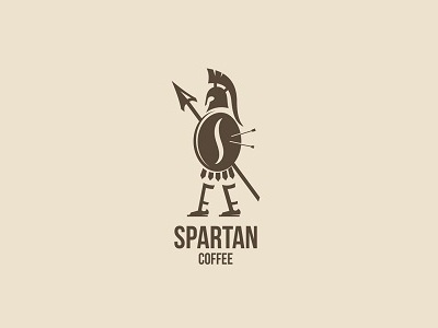 Spartan coffee brand branding coffee creative design lines logo minimal simple sparta spartan