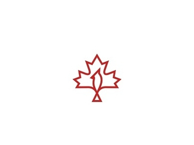 Cardinal Bird bird canada cardinal design leaf lines logo logomark maple mark