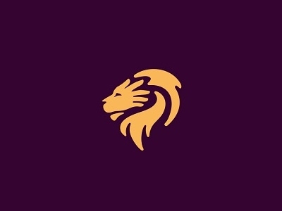 Lion Hand animal brand creative design hand king lion logo logotype