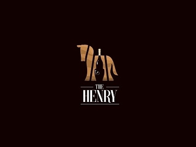 The Henry - Horse animal bar branding creative drink horse logo logotype lounge wine wood