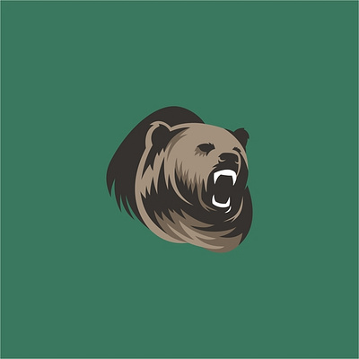 Grizzly bear animal bear bear logo design grizzly bear logo logotype wild animal