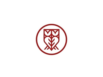 Owl Love abstract bird creative design heart heart logo lines logo love minimal owen owl owl logo owls