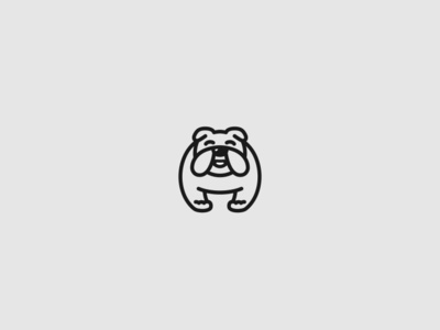 Bulldog abstract animal breed bulldog bulldogs creative dog dog logo icon logo logotype minimal puppy simple