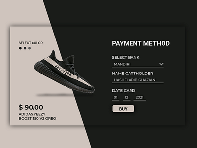 Online Shop Payment Method branding design ui ux web