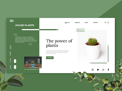 House Plants Landing Page