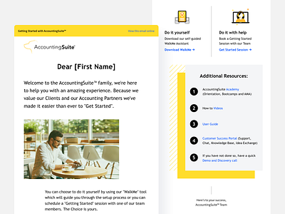 Email design for AccountingSuite design flat icon minimal ui vector web website