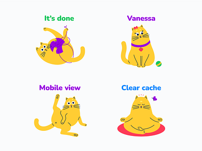 1Ci Dev Cat Sticker Set