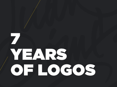 7 years of logos branding brands custom type fireworks lettering logos logotypes mark