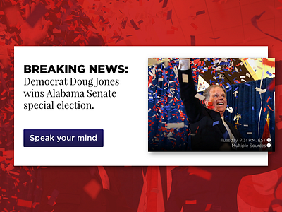 Breaking News breaking card facebook media news promote social speak vote