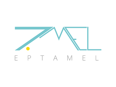 Eptamel Logo agency branding eptamel green logo logotype typography web yellow