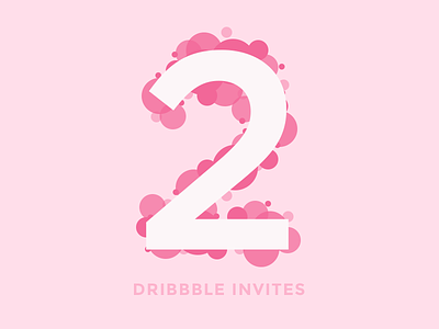 2 invites giveaway dribbble giveaway invitation invites