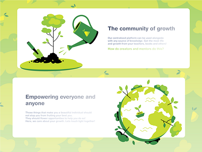 The community of growth