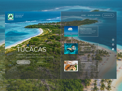 Tucacas | Landing Page Concept