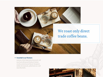 WIP – Coffee Roaster Homepage coffee coffeeroaster