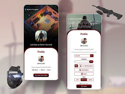 UI Challenge - User Profile - Last Day on Earth: Survival