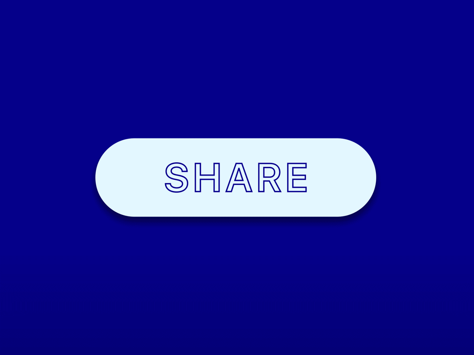 UI Challenge - Social share aftereffects button dailyui dailyui 010 dailyuichallenge instagram messenger socialshare ui ux youtube