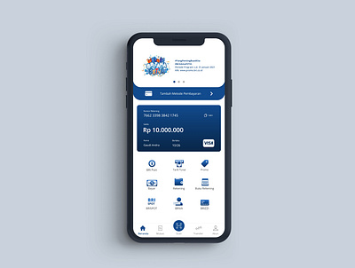 BRImo - BRI Mobile app design apps design bank bank app banking branding design indonesia indonesia designer mobile design mobile ui ui ux