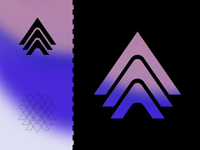 Ampelmann logo design branding design flat gradient icon illustration logo minimal ui vector