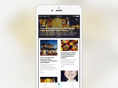 News feed concept vol. 1 app feed mobile news post ui ux